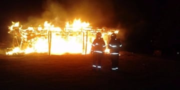 Incendio en El Trapiche, San Luis\u002E