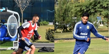 Joaquín Novillo y Facundo Medina\u002E