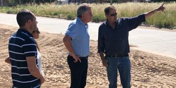 Intendente de la ciudad visitó las obras realizadas en El Porvenir