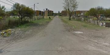 El incidente se produjo en un predio de 27 de Febrero y Brasil.