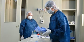 Personal de salud, hospital San Roque de Jujuy