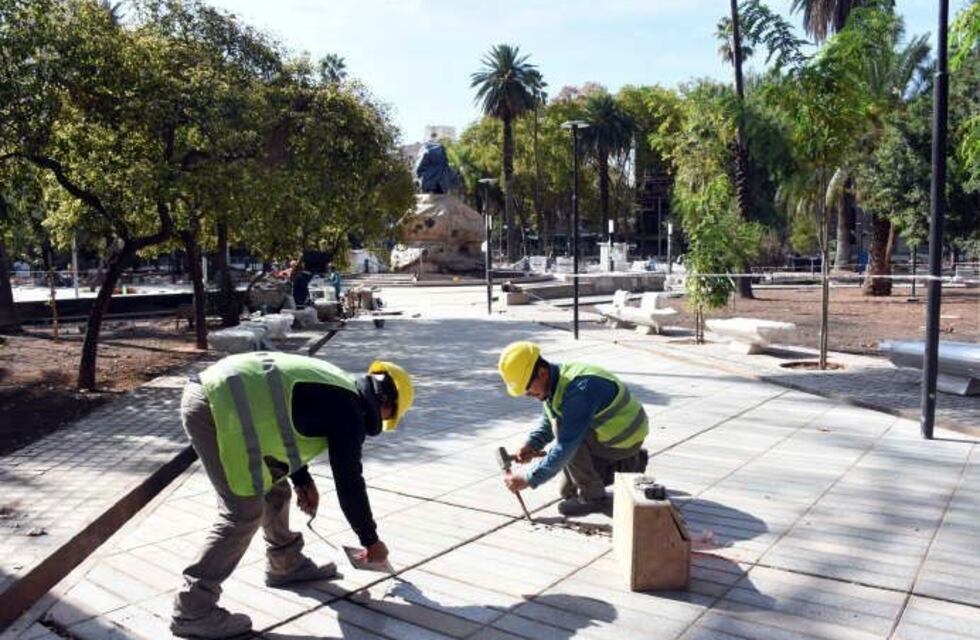 El 25 de mayo se inaugurará la Plaza San Martín