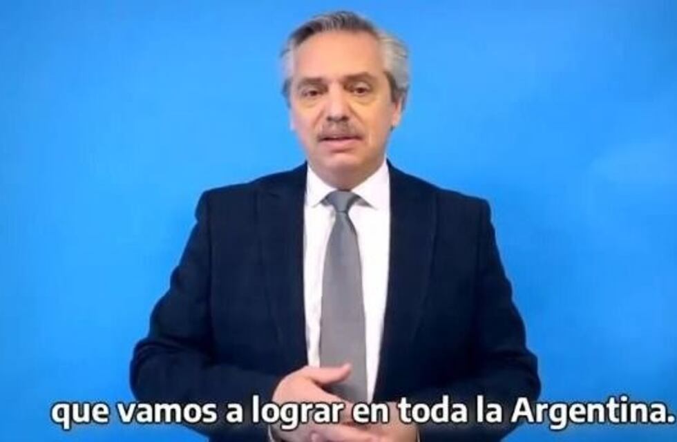 Alberto Fernández envió un video para felicitar a intendentes mendocinos por la victoria