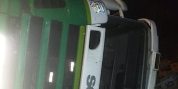 Volcó en la Autopista de las Serranías Puntanas\u002E