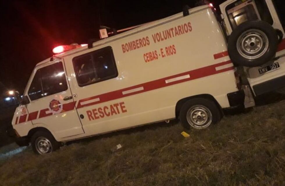 Accidente vial en Ruta Nacional 14