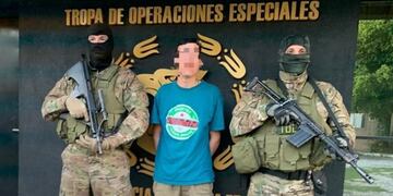 Policía detenido por el crimen de Cristian Enrique\u002E (Ministerio de Seguridad)
