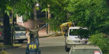 Acassuso: un contenedor explotó a pocos metros de la casa de Mauricio Macri (Captura TN)