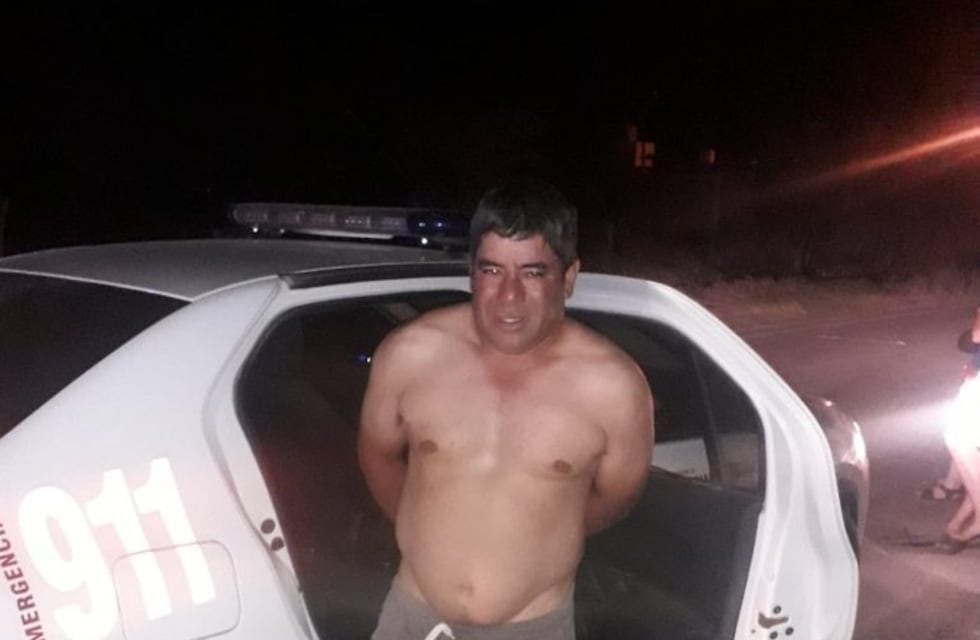 Borracho, le pegó una piña a su pareja y amenazó con un cuchillo a su hija