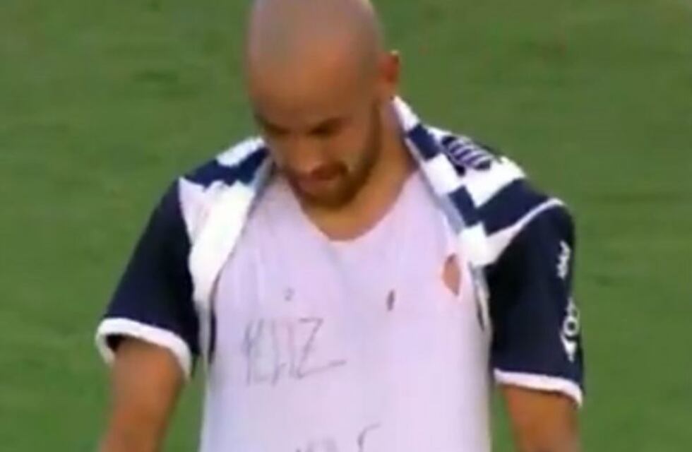 El festejo de Junior Arias del gol le costó la quinta amarilla y no podrá jugar ante Banfield