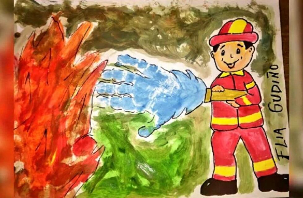 El dulce y emotivo homenaje de una Sala Cuna de La Cumbre a sus Bomberos Voluntarios