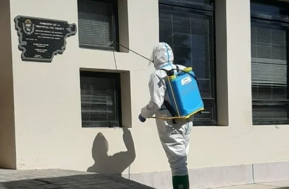 Se desinfectaron las oficinas del Registro Civil