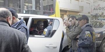 Barry Gassimou se presentó esta mañana en tribunales en el marco de la causa por el crimen de Florencia Peralta\u002E