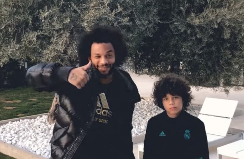 La gran jugada del hijo de Marcelo en el vestuario del Real Madrid