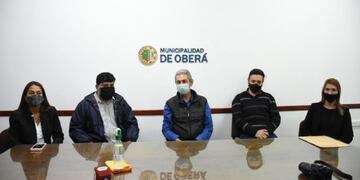 La presentación se realizó en la municipalidad de Oberá\u002E