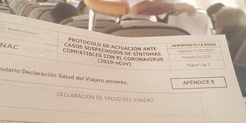 Activan protocolo por sospecha de coronavirus en vuelo procedente de Buenos Aires\u002E