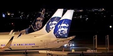 Aviones de Alaska Airlines (AP)