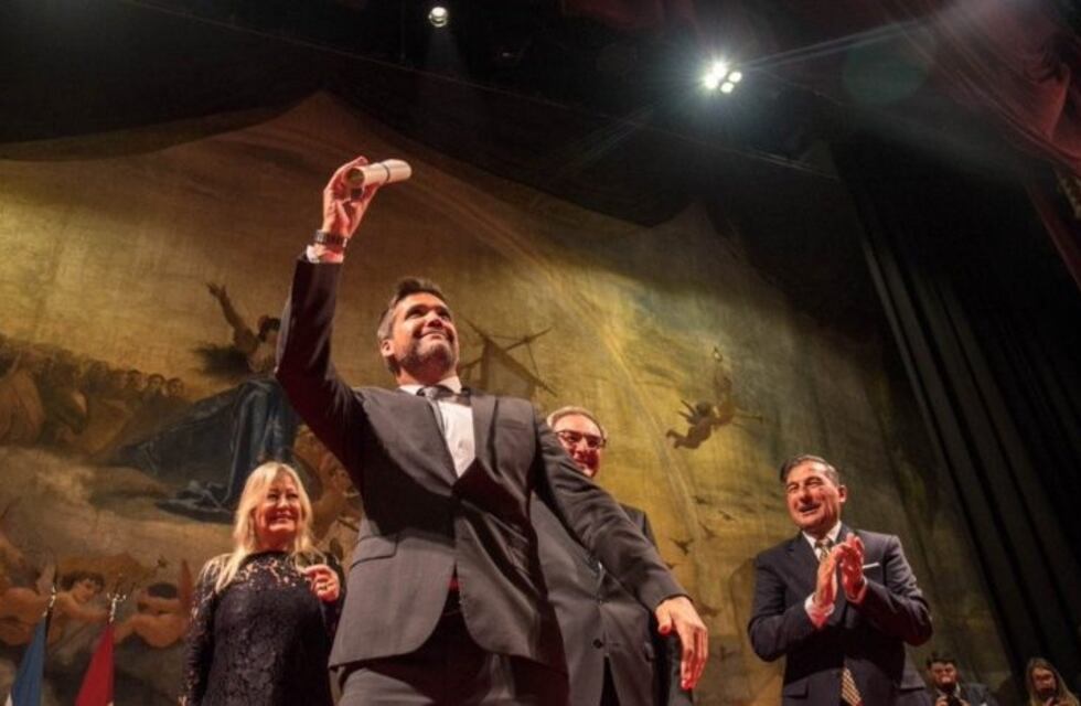 Facundo Torres: "Honrado de recibir el diploma de legislador provincial"
