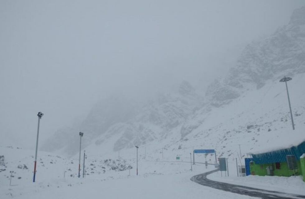 Cerraron el Paso Cristo Redentor por mal tiempo