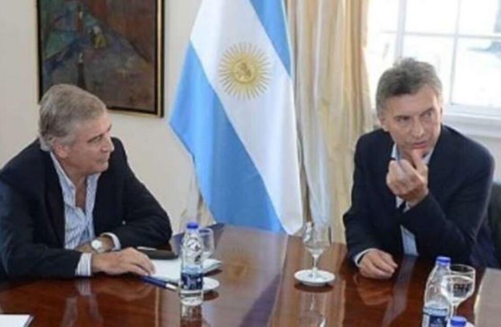 Macri recibe al ministro Aguad en Casa de Gobierno