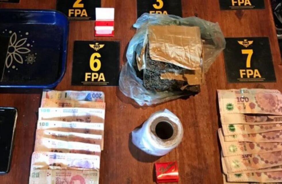 Detenido con casi dos mil dosis de marihuana en su casa