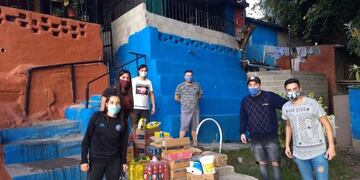 Belgrano y su solidaridad en la entrega de alimentos a los comedores y merenderos de Alberdi