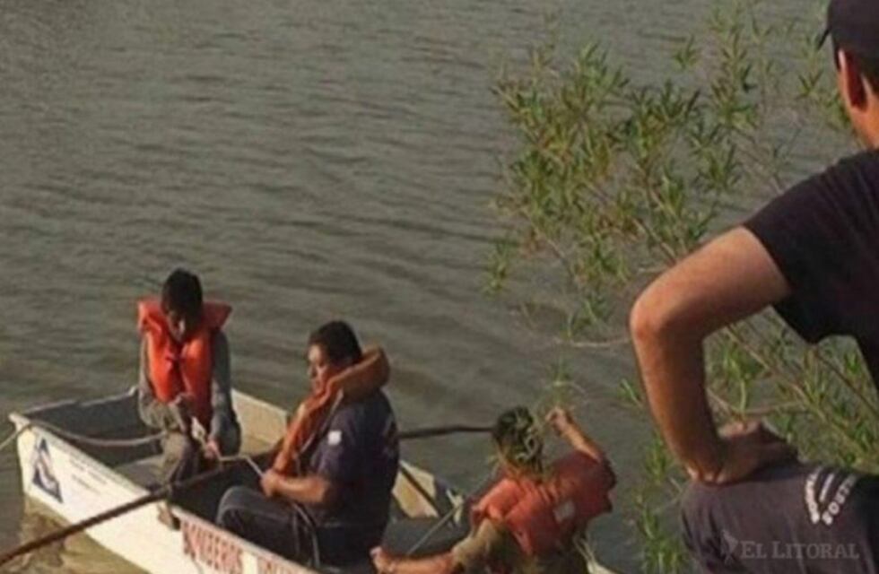 Cazador fue arrastrado por la correntada