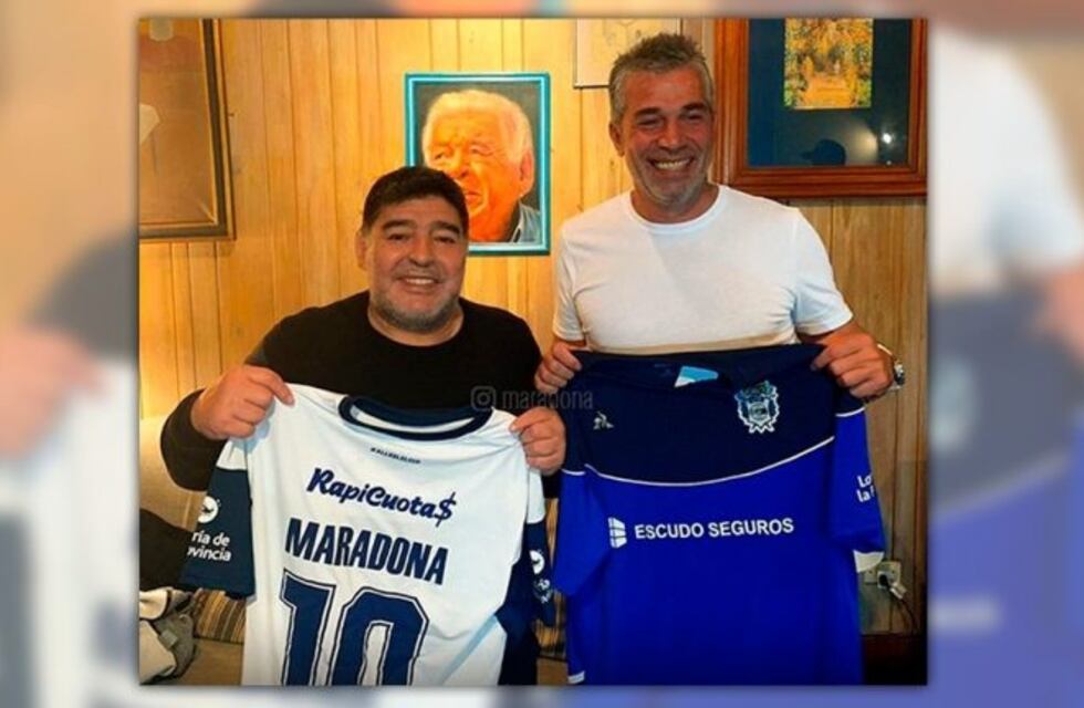 Estudiantes saludó a Maradona tras su arribo a Gimnasia como entrenador