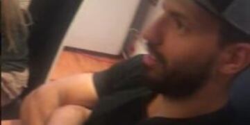 Kun Aguero y el Mannequin Challenge