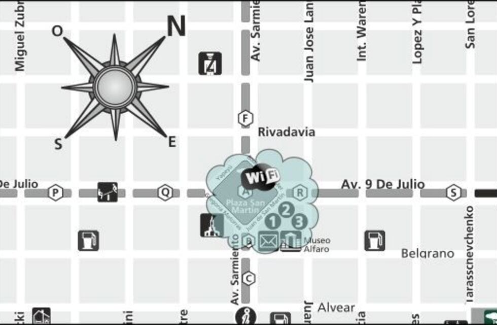 Wifi libre en el centro de Apóstoles, todo el día