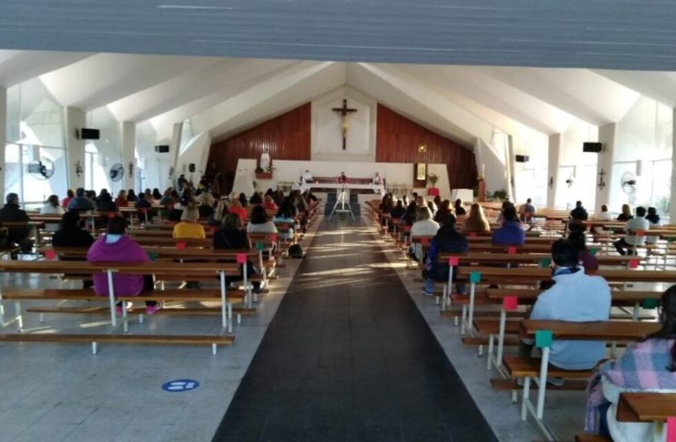 Retornan las misas presenciales en la Parroquia Nuestra Señora de la Merced en Arroyito