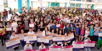 Ganadores del concurso Mini y Mega Programadores 3\u002E0 de San Luis\u002E Foto: ANSL