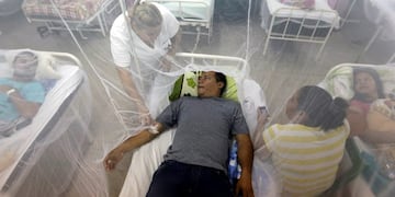 Imagen ilustrativo de un paciente de dengue en Paraguay\u002E