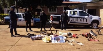 La policía recuperó parte de la carne del animal\u002E