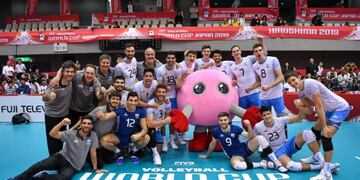 La Selección Argentina de vóley cerró el año con triunfo y quinto puesto en la Copa del Mundo de Japón (Foto: FIVB)