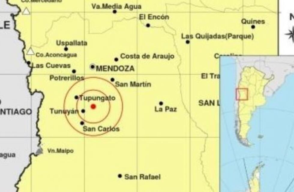 Mendoza: tembló en el Valle de Uco