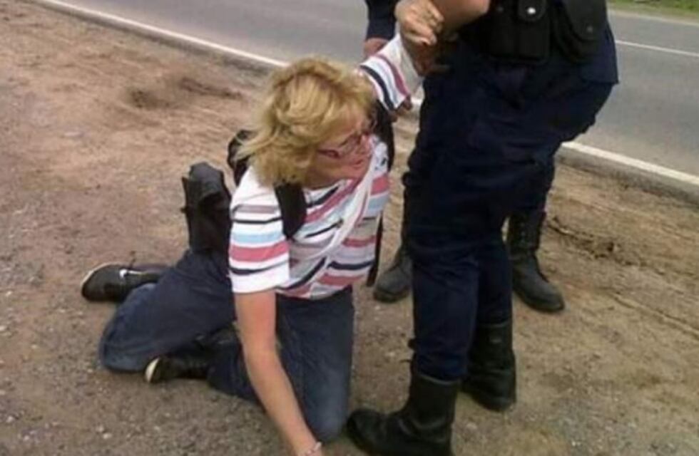 Dique Chico: Sofía Gatica detenida en protesta contra fumigaciones