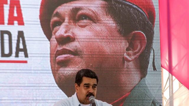 BOG600.- BOGOTu00c1 (COLOMBIA), 11/05/2017.- Fotografu00eda de archivo del 27 de abril de 2017 del presidente de Venezuela, Nicolu00e1s Maduro, participando en un acto en Caracas, Venezuela. La publicista brasileu00f1a Mu00f3nica Moura, responsable con su marido de varias campau00f1as electorales en Amu00e9rica Latina, aseguru00f3 que el presidente Maduro, le pagu00f3 11 millones de du00f3lares en metu00e1lico no declarados para la campau00f1a electoral para la reelecciu00f3n de Hugo Chu00e1vez en 2012. EFE/CRISTIAN HERNu00c1NDEZ