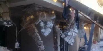 Explosión de gabinete de gas en Guaymallén