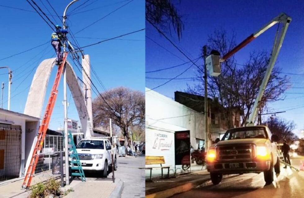 Renuevan la iluminación en las paradas de colectivos