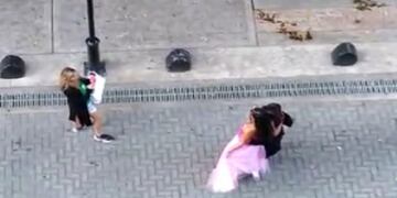 Adolescente violó la cuarentena para sacarse las fotos para su fiesta de 15 (Foto: Captura de video)