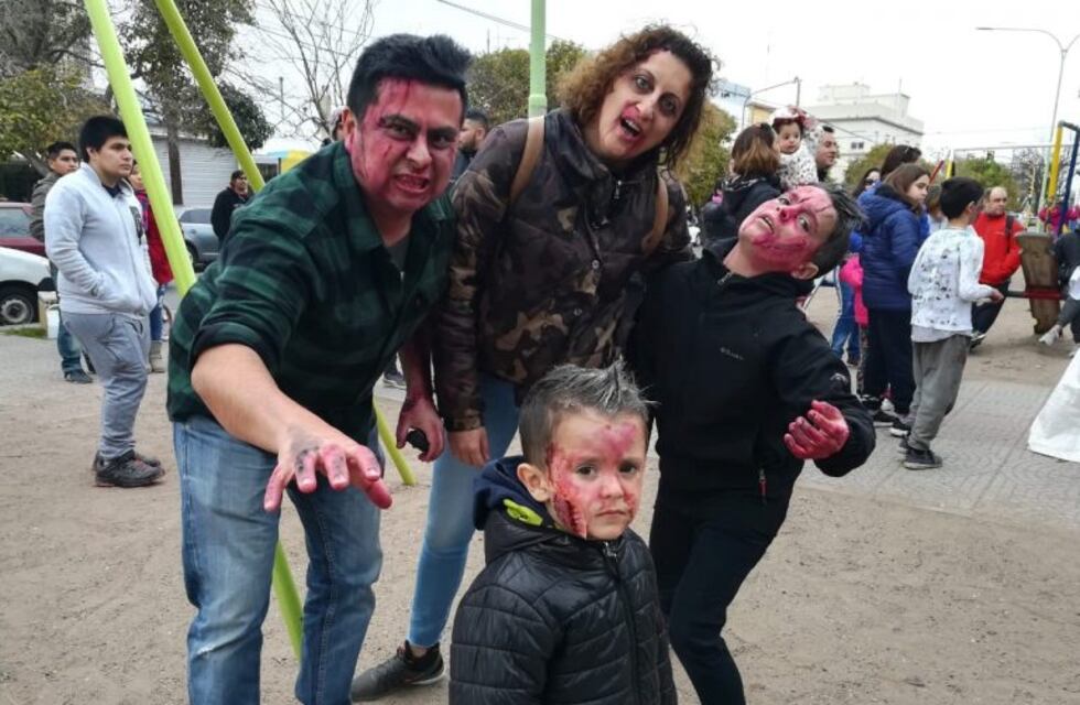 Se realizó el Festival 1000 gritos y la marcha zombie en Punta Alta