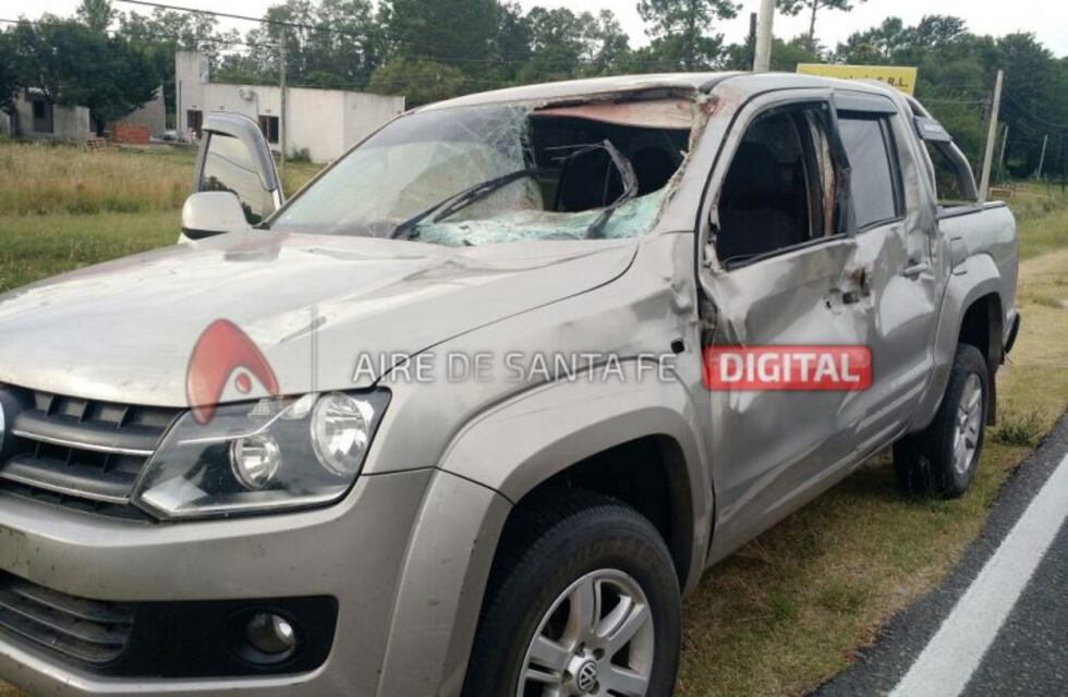 Se les cruzó en plena ruta una yegua y se salvaron de milagro