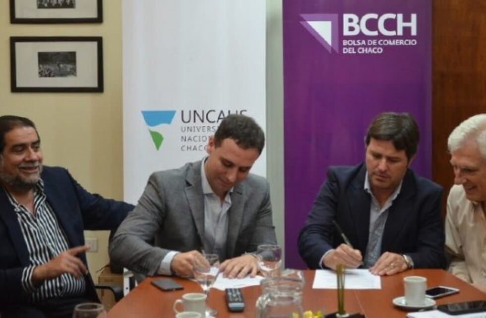 Histórico acuerdo entre la UNCAus y la Bolsa de Comercio del Chaco