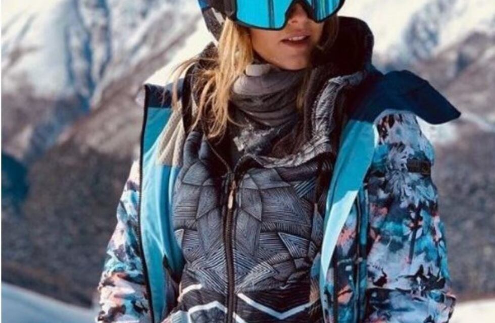 Las vacaciones en la nieve de María del Cerro en familia