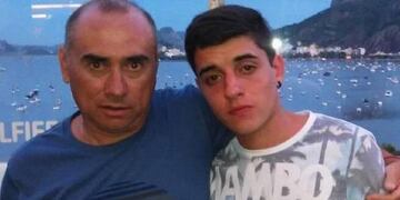 Gustavo Pastorizzo y su hijo asesinado Fernando (Web)