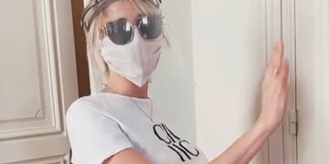 Los extremos cuidados de Vicky Xipolitakis para vacunarse contra la gripe en plena cuarentena