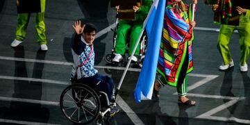 El cordobés de Río Tercero, orgulloso abanderado en Lima\u002E