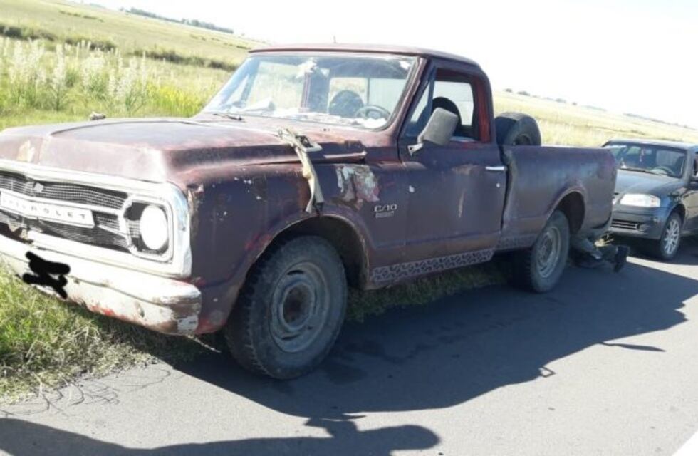 Ruta 3: chocaron dos vehículos en el Km 219