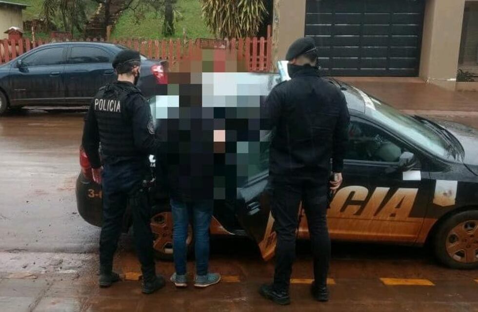 Dos personas fueron detenidas por causar desorden en la vía pública