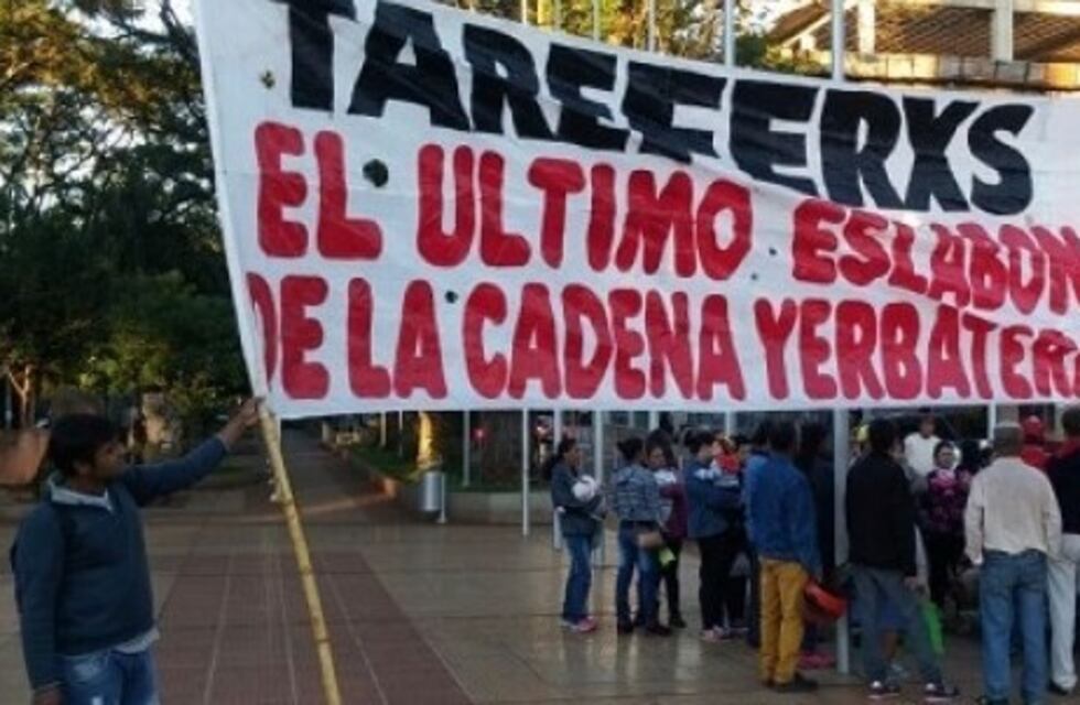 Tareferos protestan en Oberá para pedir asistencia